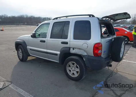 2004 Jeep Liberty Sport from USA, damaged, VIN 1J8GK48K34W252861